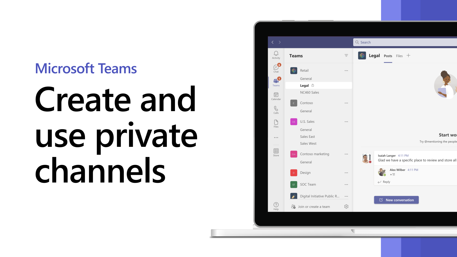 Create a Private Teams Channel
