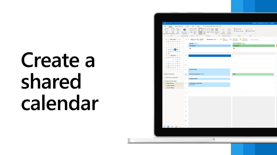 How to Create Shared Calendar in Outlook